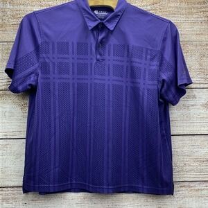 IZOD X-Treme Function Golf Polo Shirt Men's XXL Purple Coolmax‎ Polyester
